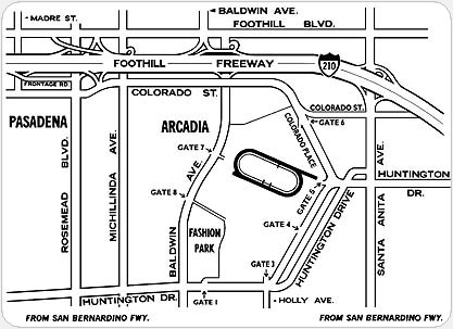 Local Streets Around Santa Anita